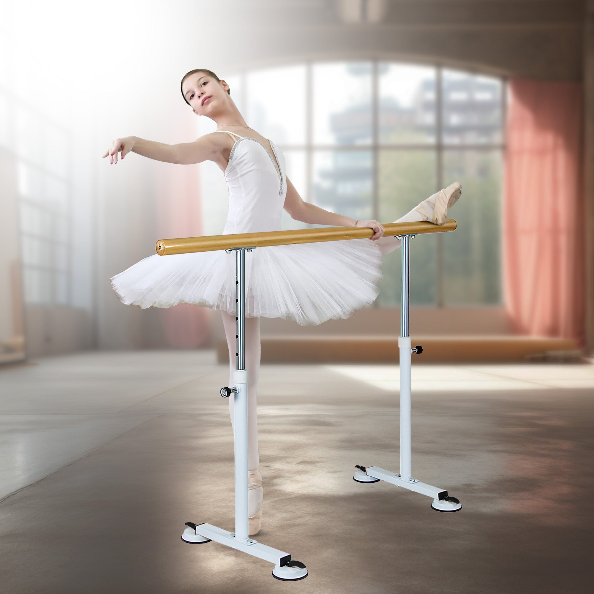 Powertrain Freestanding Ballet Barre - 1.5m