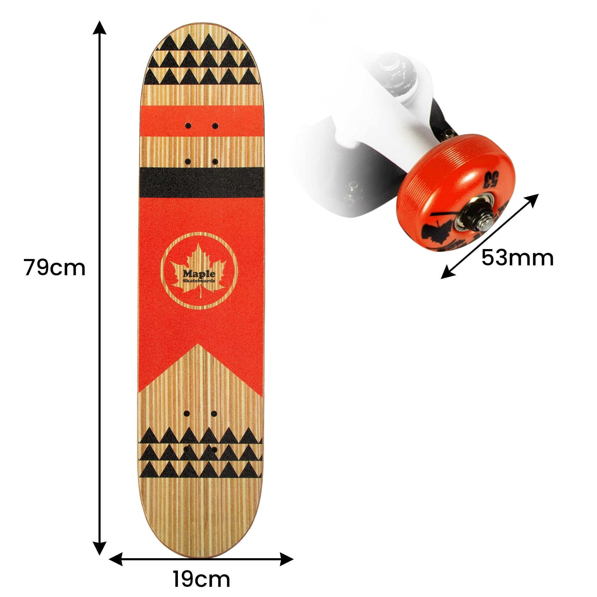 Kryptonics Kids Maple Tgt 31-inch Masters Series Popsicle Skateboard