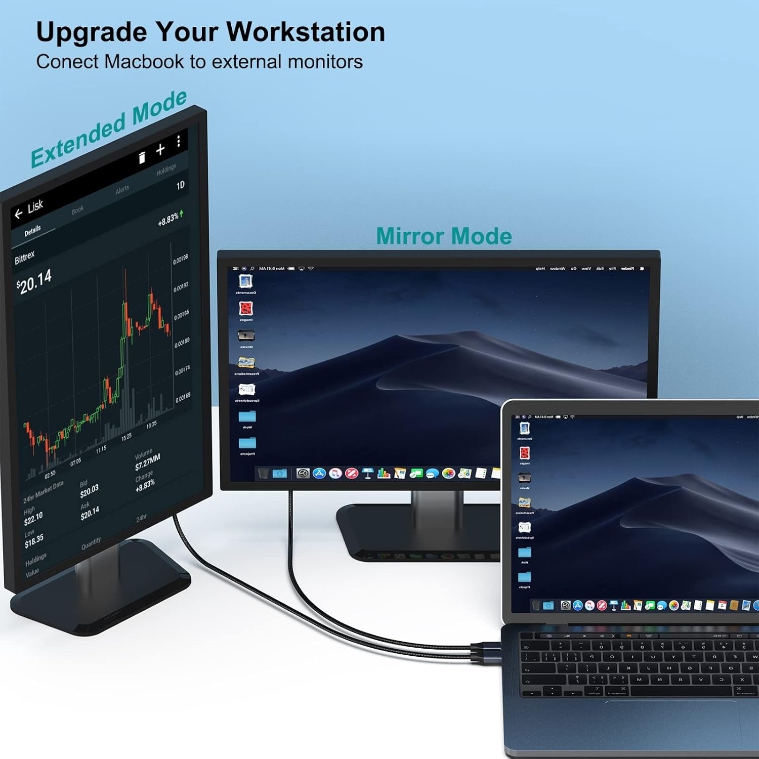 BENFEI 207GY-6F USB-C to DP 1.8M 8K@60Hz Thunderbolt 3
