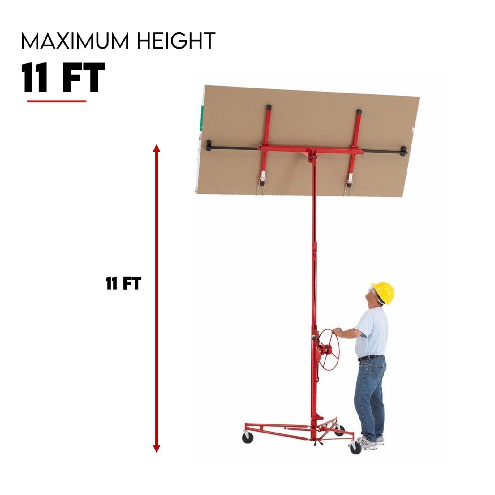 11FT Drywall Panel Lifterfor Gyprock & Plasterboard