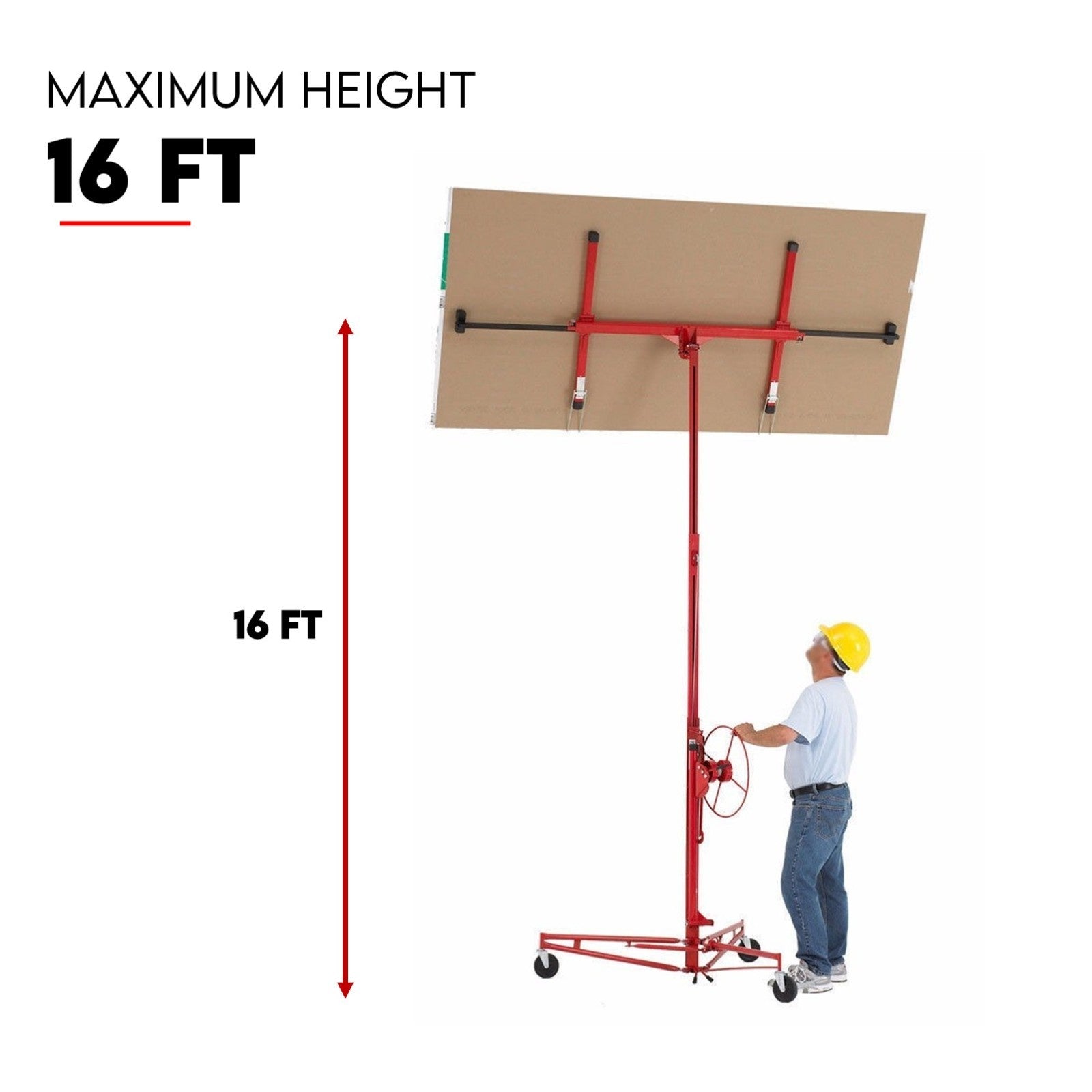 16FT Drywall Gyprock PlasterboardPanel Lifter