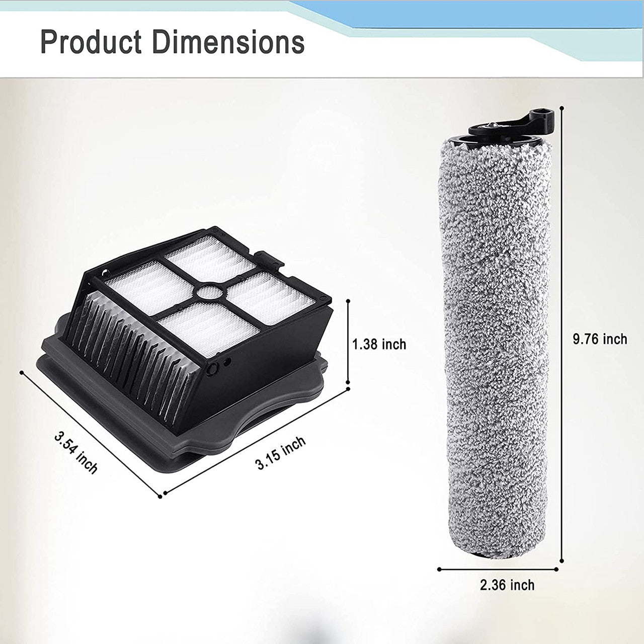 Filters & Roller Brush Pack For Tineco Floor One S3