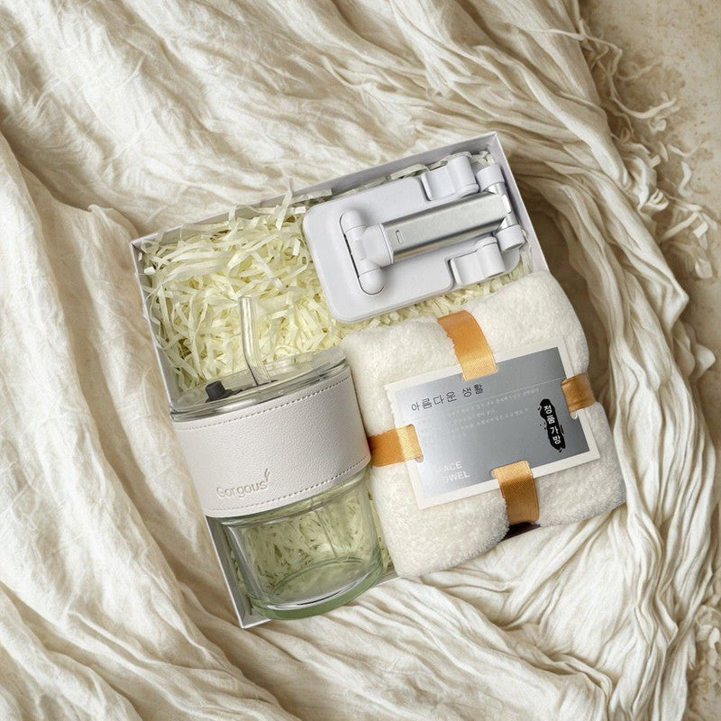 Gift Pack Hamper Cup Towel Phone Holder for Girl Boy Friends Family Birthday Christmas Party