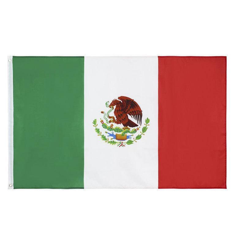 Large Mexico Mexican Flag Heavy Duty Outdoor Mx 90X150Cm - 3X5Ft