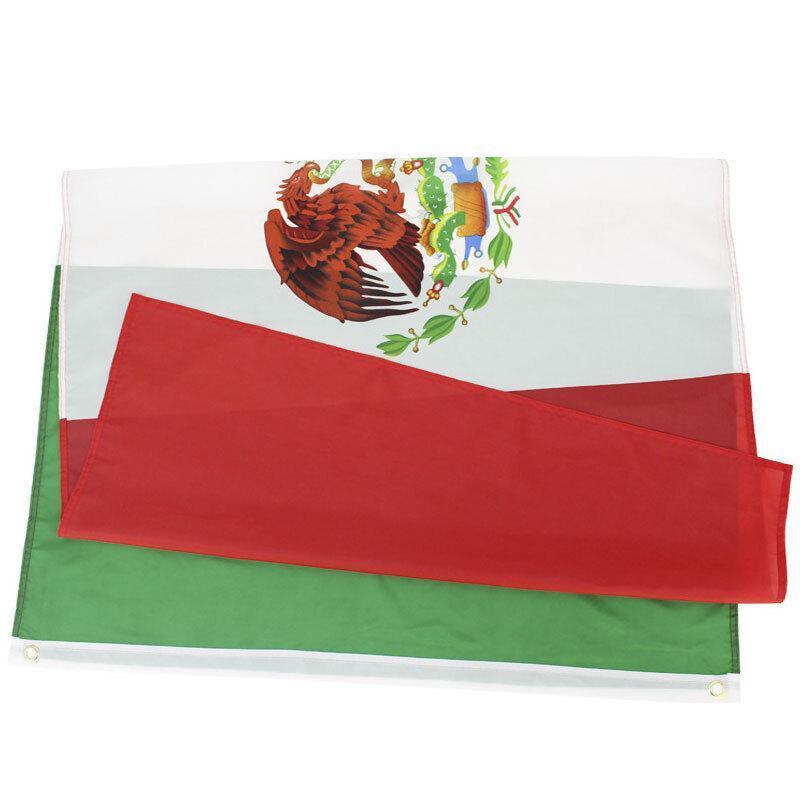 Large Mexico Mexican Flag Heavy Duty Outdoor Mx 90X150Cm - 3X5Ft