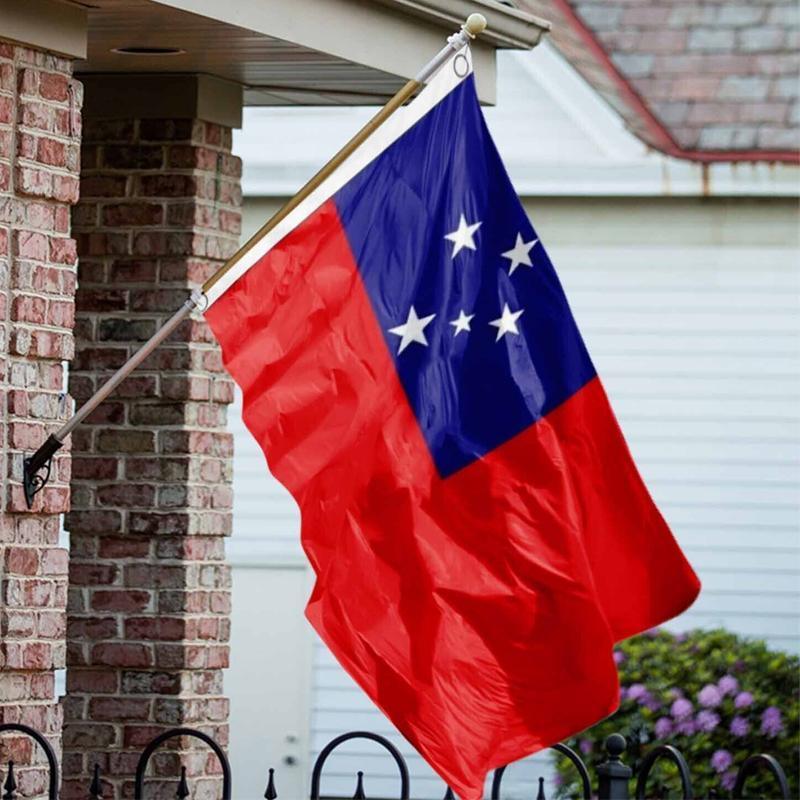 Samoa National Flag 90x150cm Large Outdoor Polyester Banner with Grommets