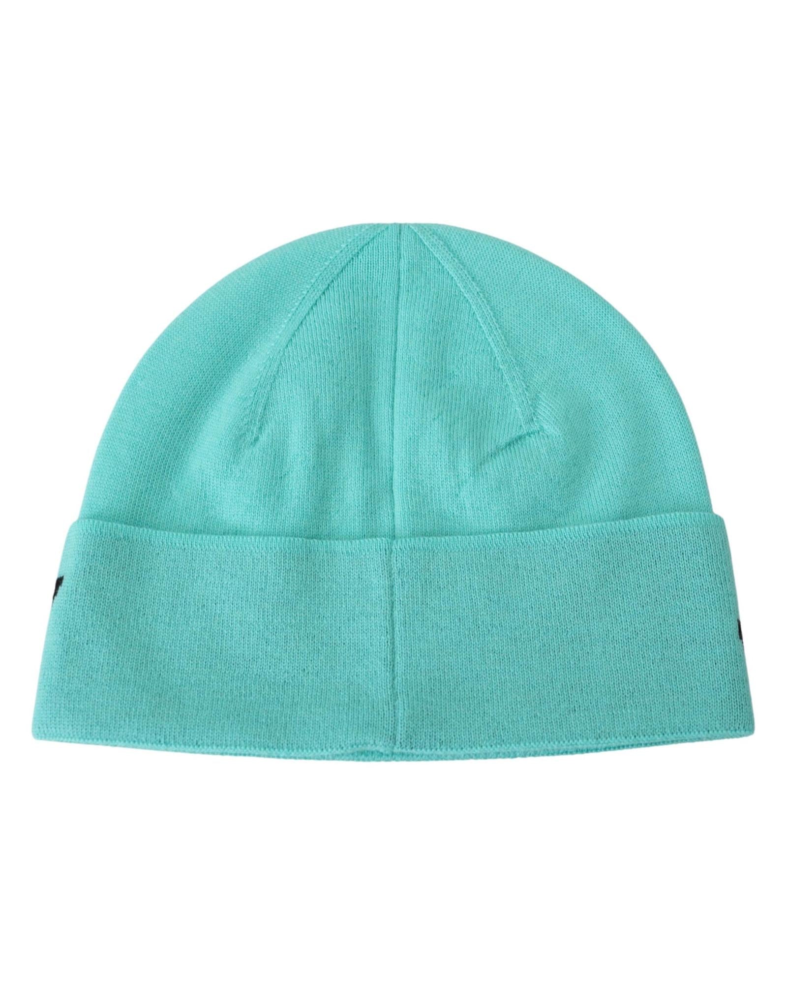 Givenchy Beanie with Aquamarine Green Logo One Size Mens