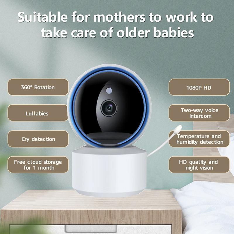 Smart Wifi Ptz Baby Monitor With 3Mp Camera