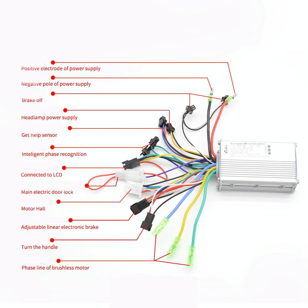Electric Scooter Kit with Lcd Screen and Turning Handle