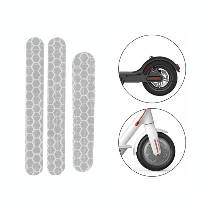 Reflective Sticker for Ninebot Es2 Scooter - White