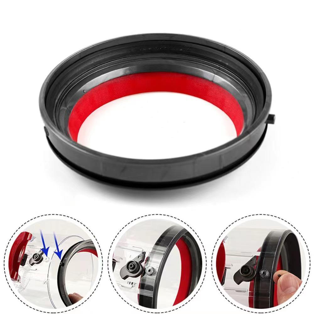 Vacuum Parts High Quality Replacement For Efficient Cleaning - For Dyson V11 Dust Bin Red Silicone Ring