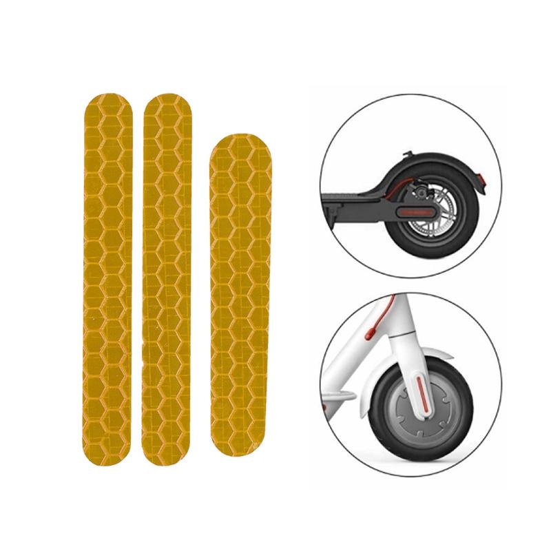 Reflective Stickers for Ninebot Es2 Scooter - Yellow