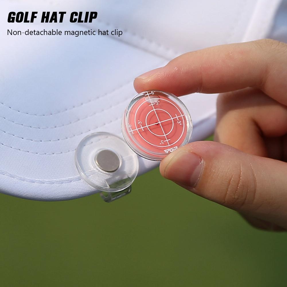 Magnetic Golf Cap Clip With Ball Marker - Mk011 - Red