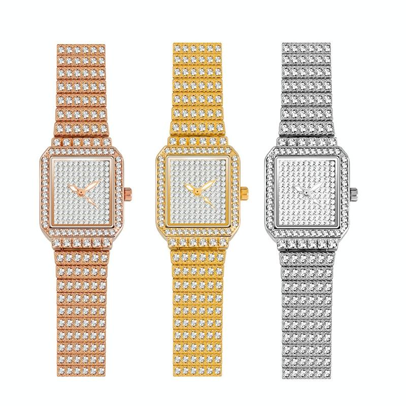 Women Diamond Chain Watch - Elegant and Timeless - Rose Gold