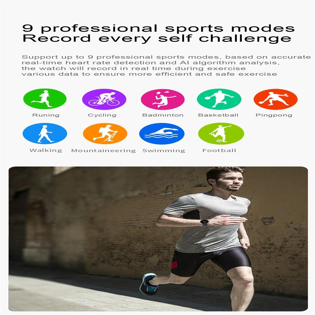 Smart Watch With Ip68 Waterproofing And Health Monitoring