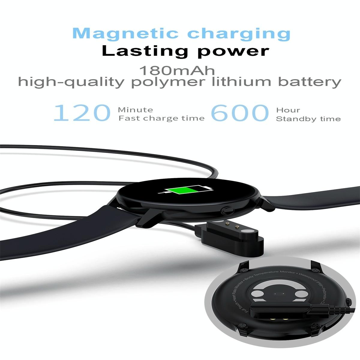 Smart Watch With Ip68 Waterproofing And Health Monitoring