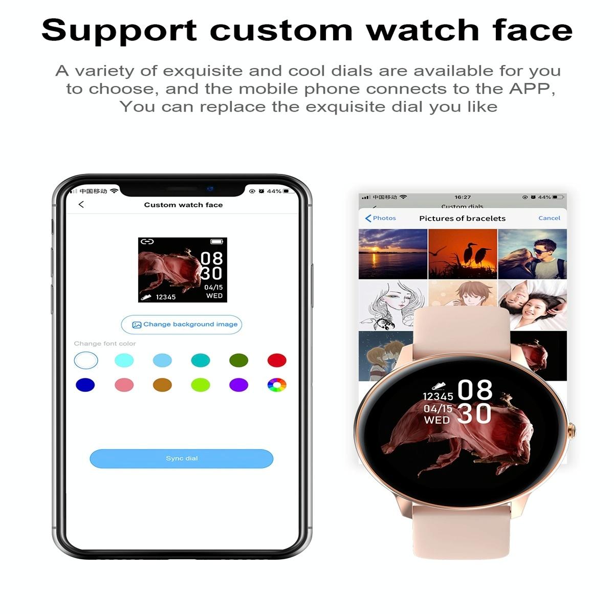 Smart Watch With Ip68 Waterproofing And Health Monitoring