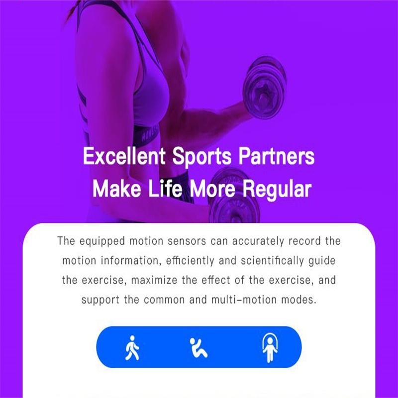 Smart Watch With Call Reminder And Health Monitoring - Waterproof - Blue