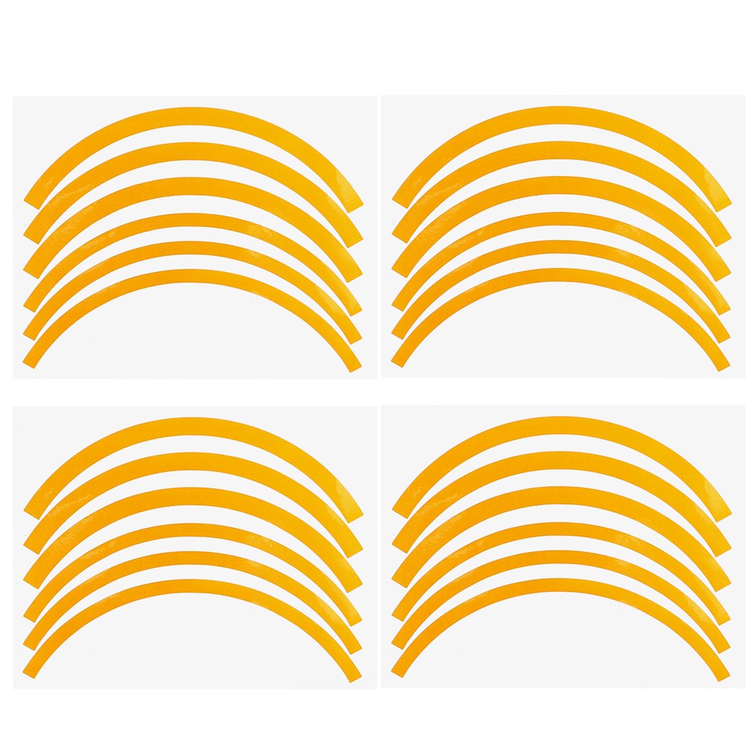 Blue Wheel Hub Sticker Set for Scooter / Bike / Electric Vehicle 2 Pcs - Silver Colorful