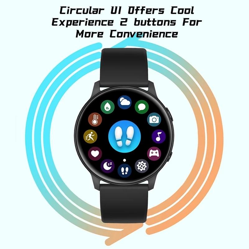 Waterproof Smart Watch With Colour Screen - Ip68 - Black