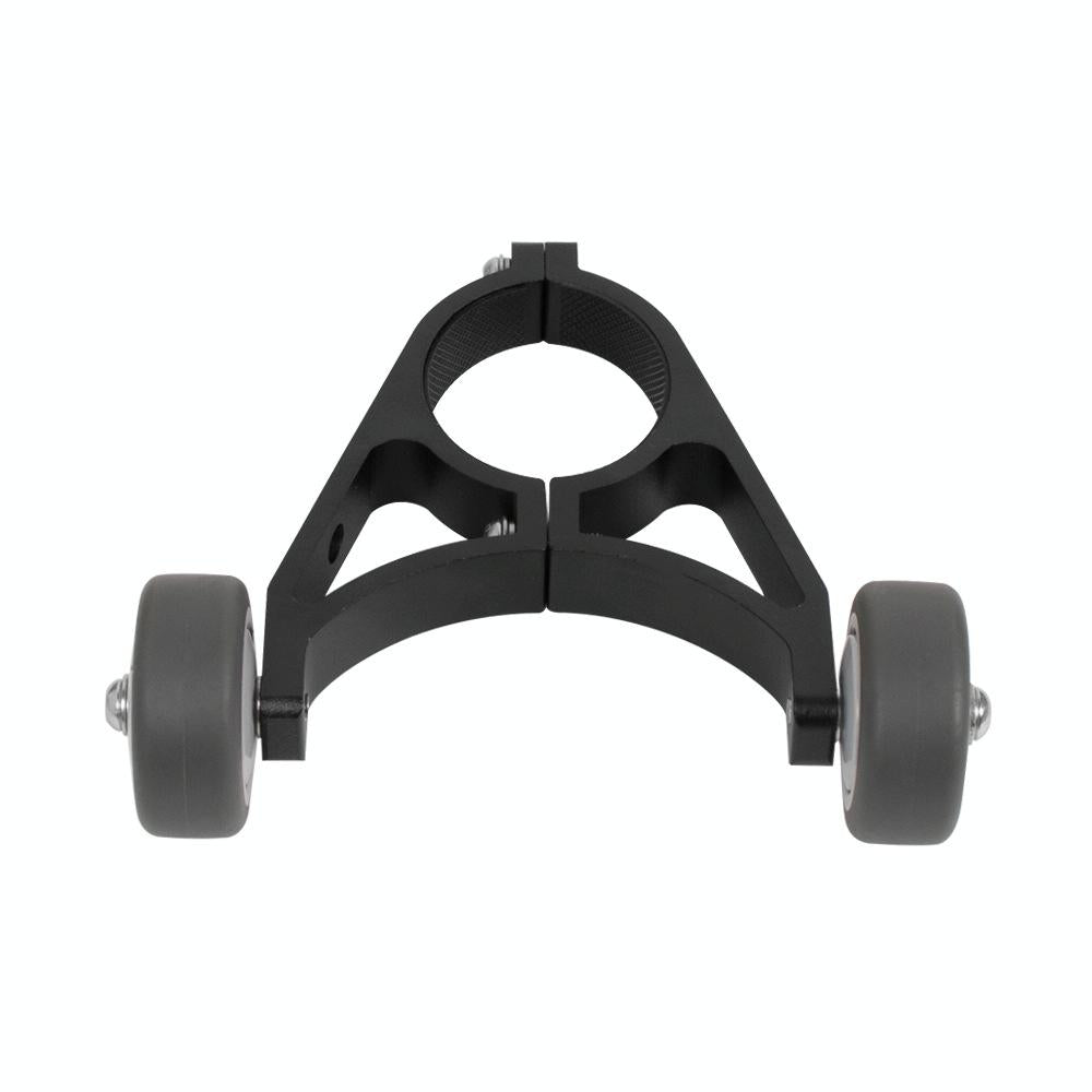 Foldable Auxiliary Wheel Bracket for Electric Scooters - Compatible with Xiaomi Ninebot and More - Black