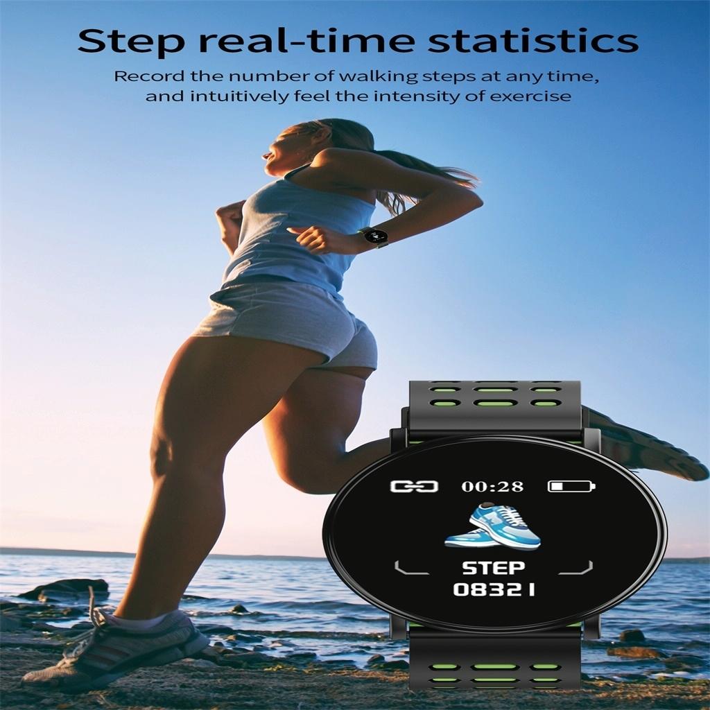 Smart Watch With Call Reminder And Health Monitoring - Black