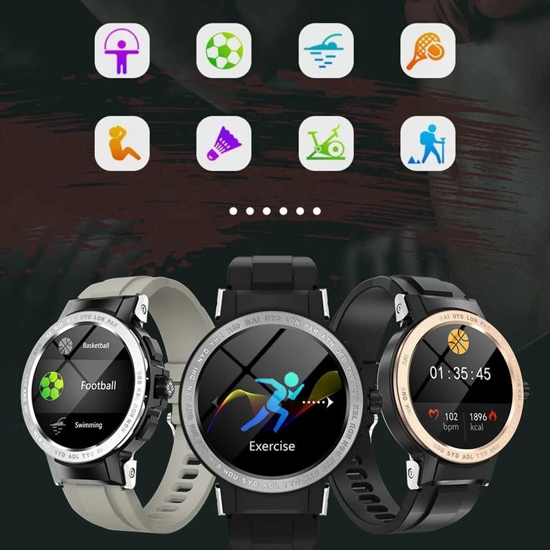 Waterproof Smart Watch With Colour Screen - Ip68 - Black