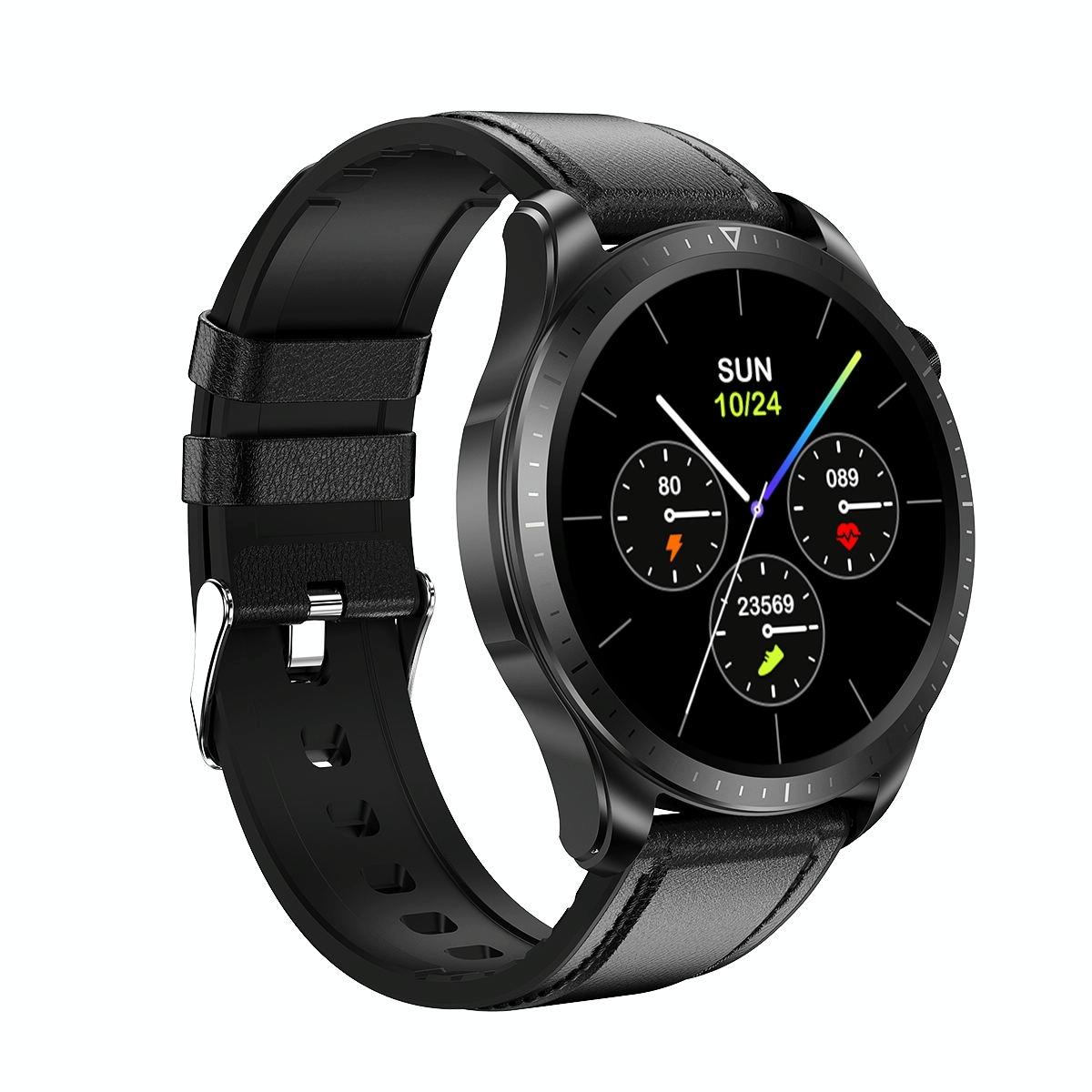Smart Watch With Heart / Blood Monitoring - Black