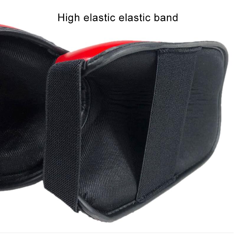 Training Leg Guards For Freestyle Grappling And Thai Boxing - Ankle Protection - Red