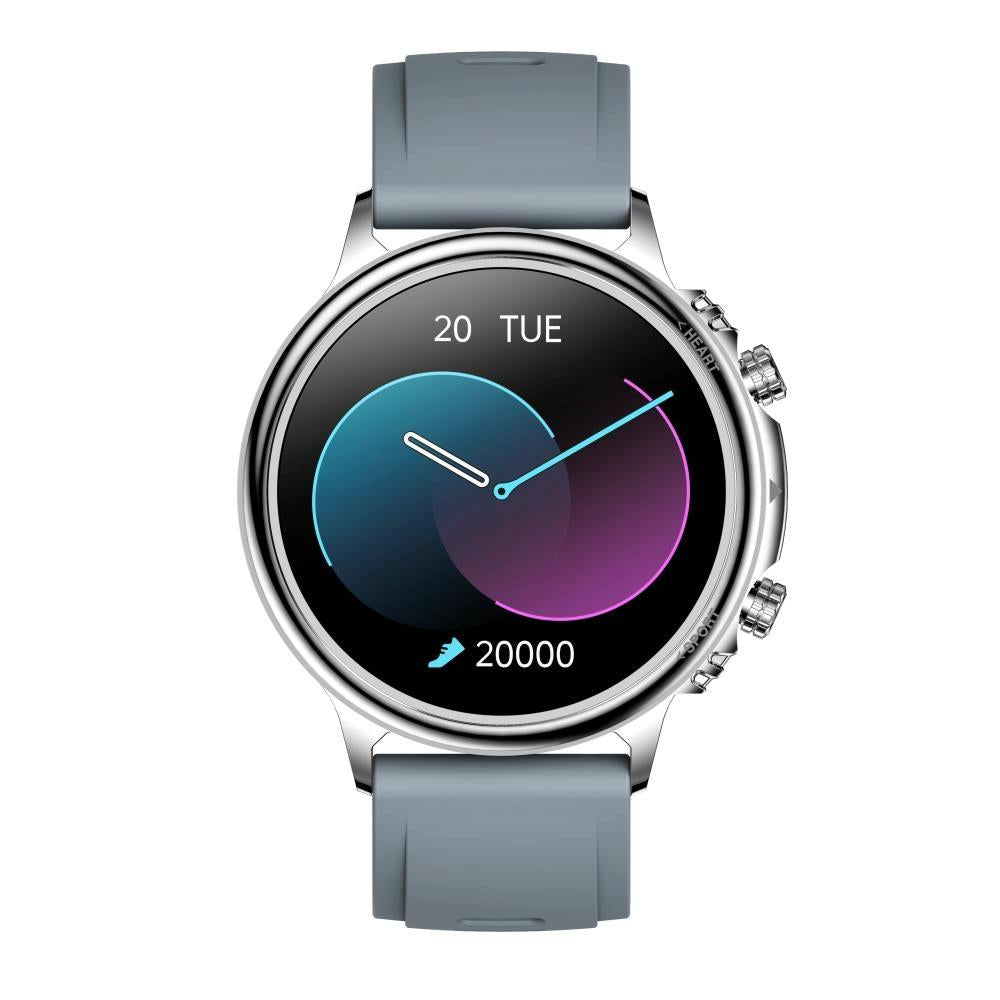 Silicone Band Smart Watch With Colour Screen - Pink