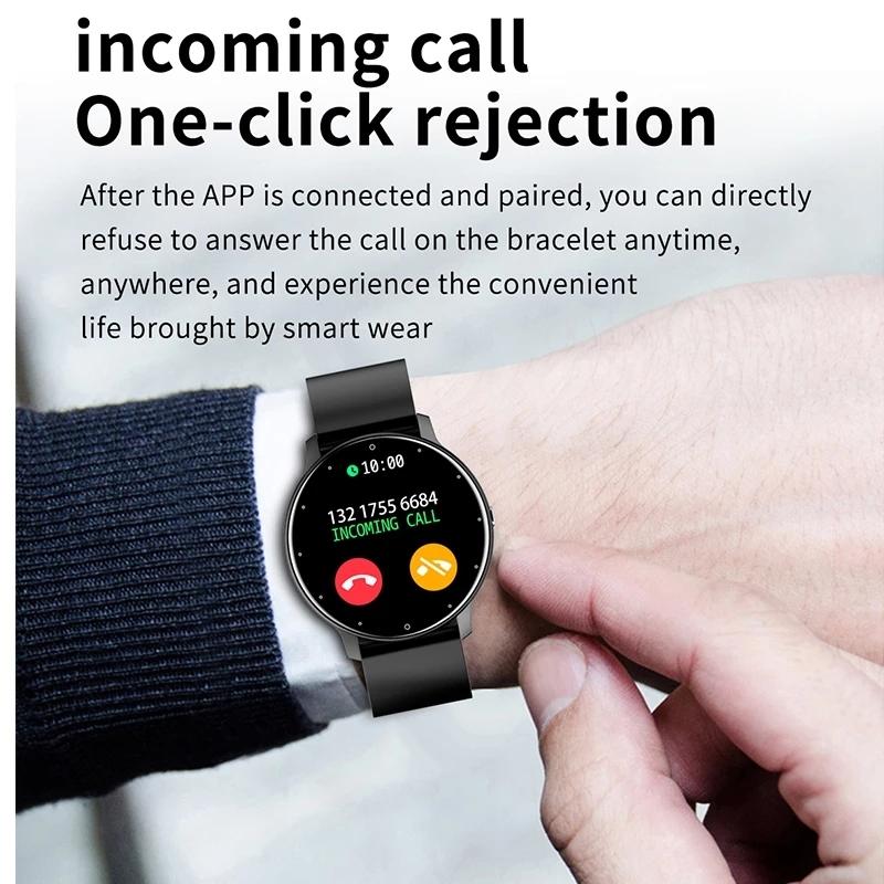 Smart Watch With Heart / Bp / Oxygen / Sleep Monitoring - Ip67 Waterproof - Blue