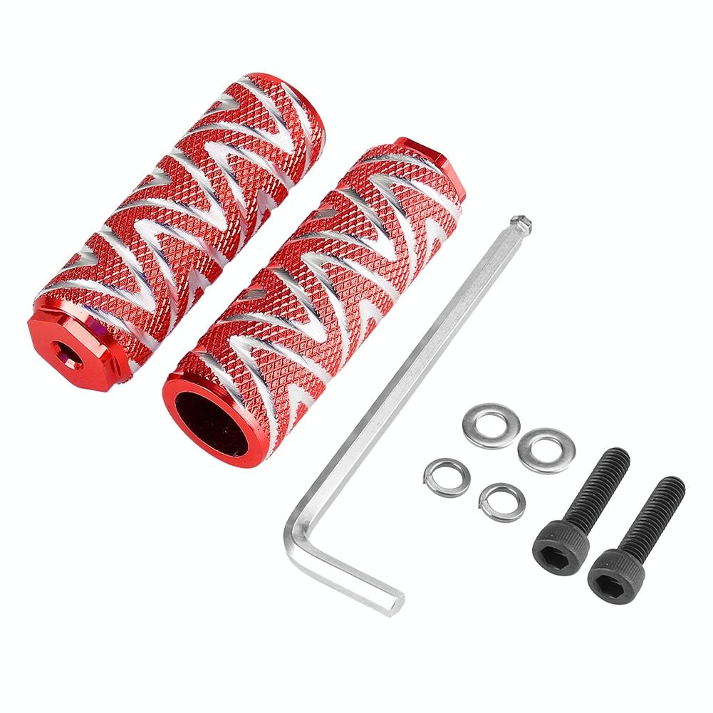 Rear Foot Pegs for Xiaomi M365 Electric Scooter - Red