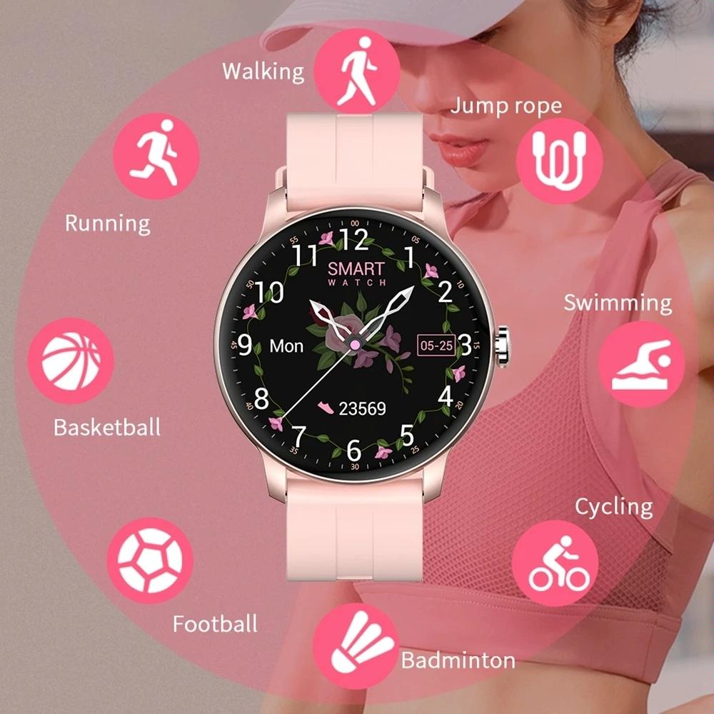 Waterproof Smart Watch With Colour Screen - Ip67 - Blue