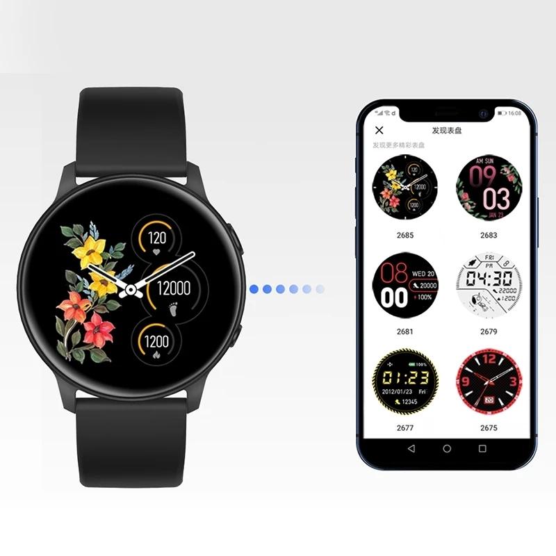 Waterproof Smart Watch With Colour Screen - Ip68 - Blue