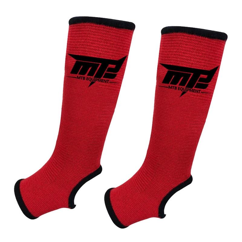 Red Mtb Ankle Guards For Fighting & Training
