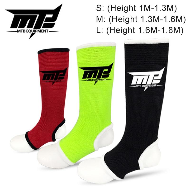 Red Mtb Ankle Guards For Fighting & Training