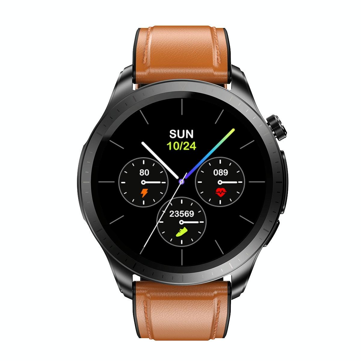 Smart Watch With Heart / Blood Monitoring - Brown