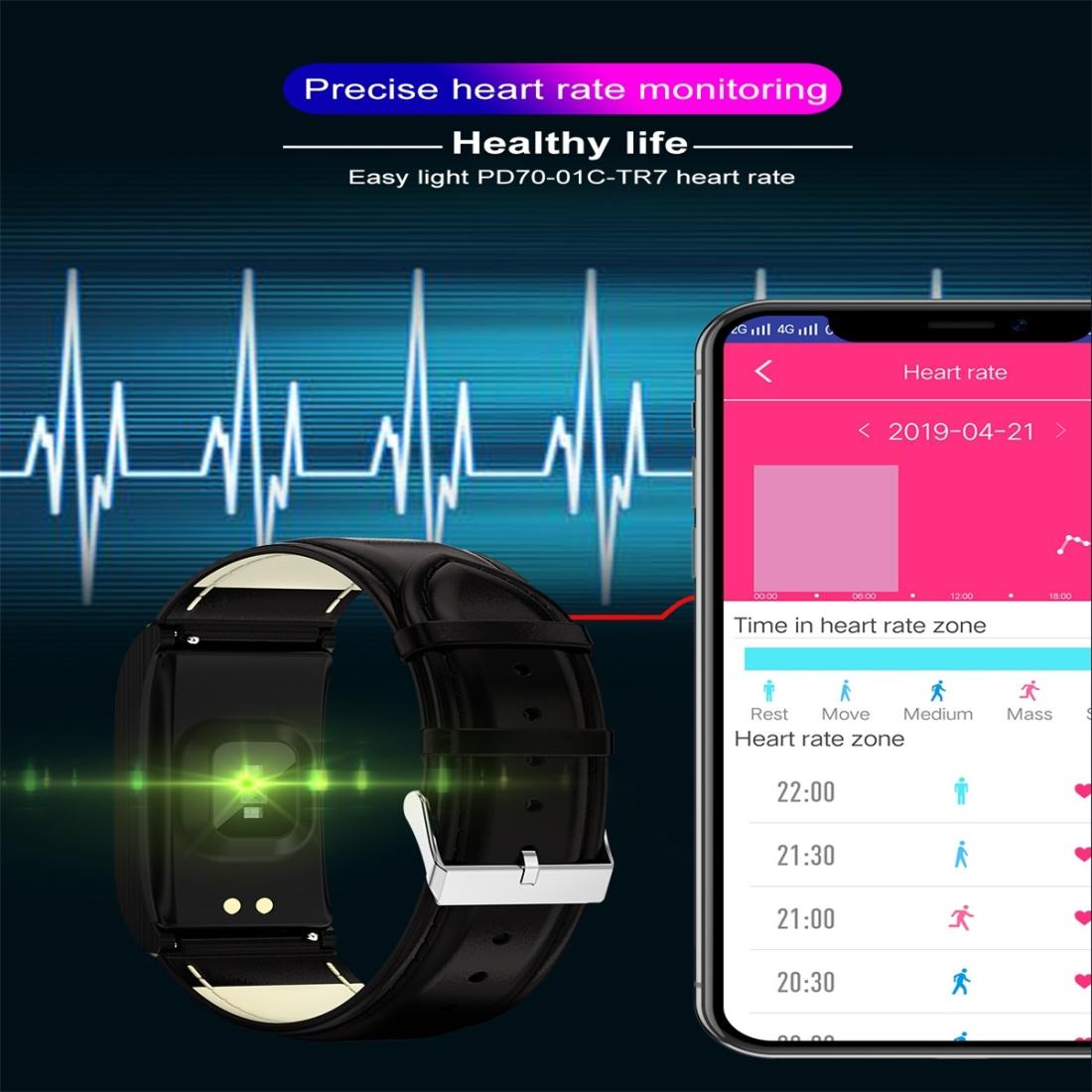 Waterproof Smart Watch With Heart Rate And Sleep Monitoring - Silver