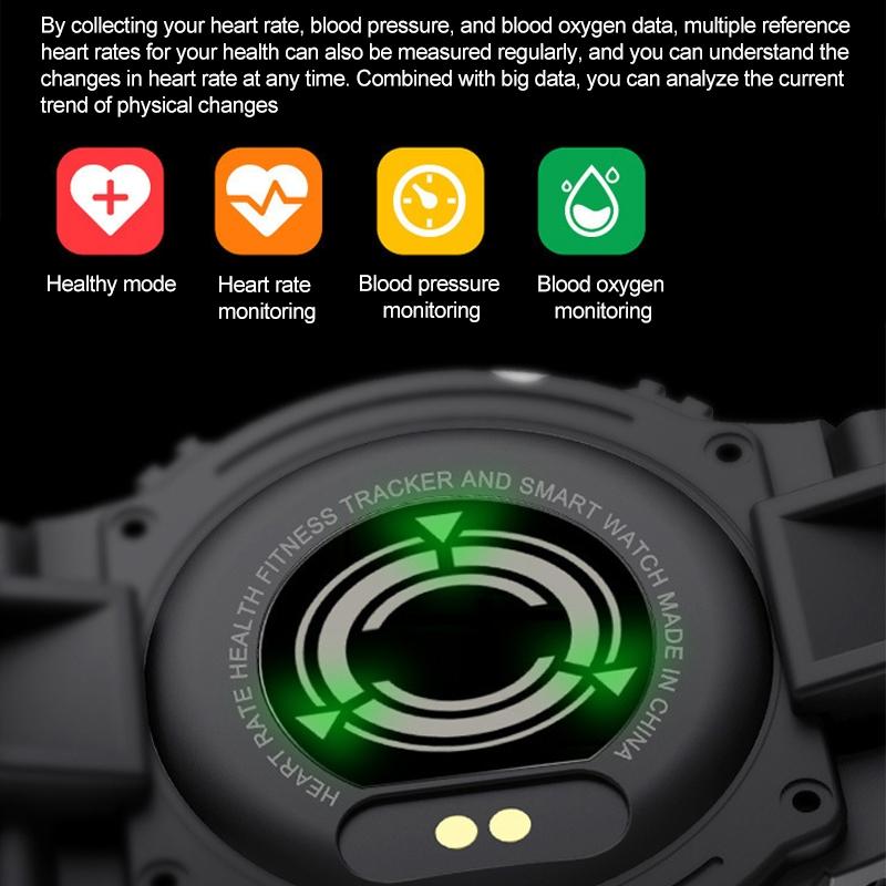 Health Monitor Smart Watch With Heart Rate And Blood Pressure
