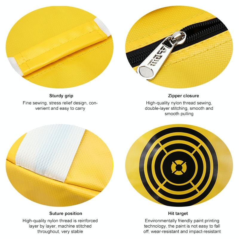 Versatile Golf Impact Trainer - Waterproof 26X44Cm - Black