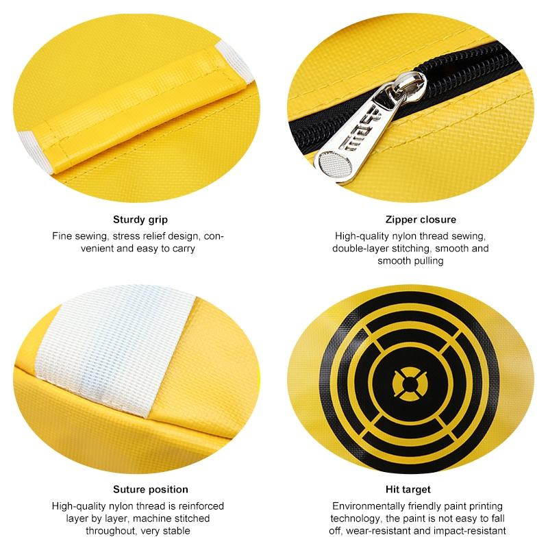 Versatile Golf Impact Trainer - Waterproof 26X44Cm - Black