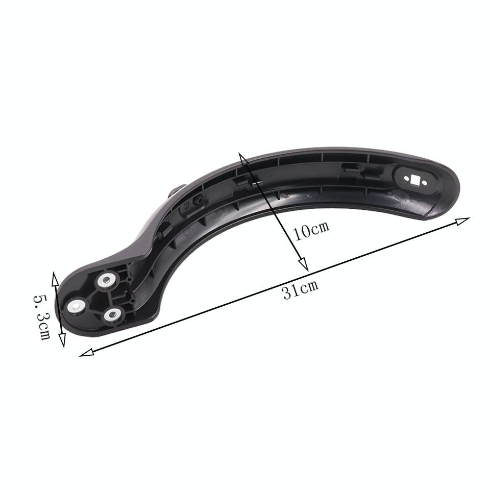 Rear Wheel Fender with Hook for Xiaomi Mijia M365 Electric Scooter - Black