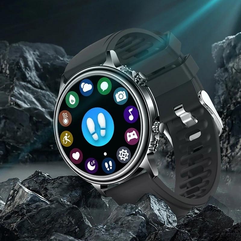 Silicone Band Smart Watch With Colour Screen - Silver