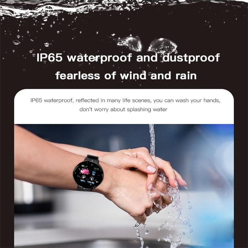 Smart Watch With Call Reminder And Health Monitoring - Waterproof - Red