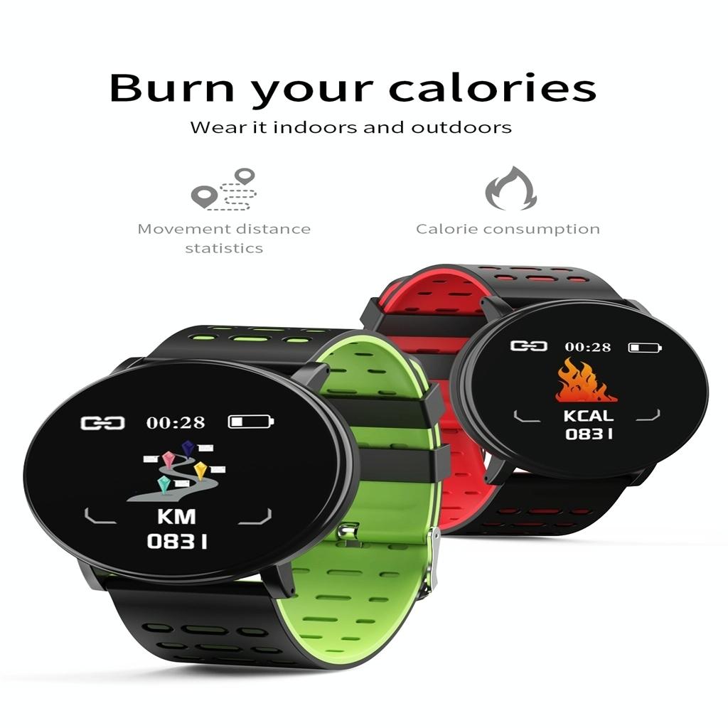 Smart Watch With Call Reminder And Health Monitoring - Green