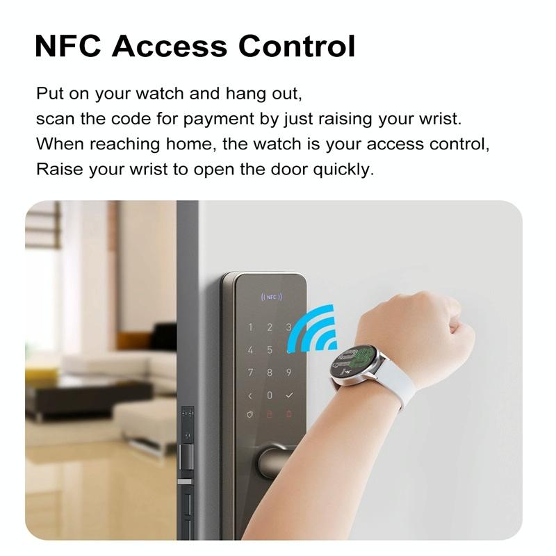 Silicone Band Smart Watch With Colour Screen - Silver