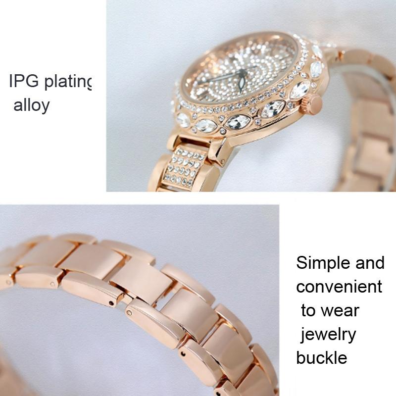 Diamond Chain Watch for Women - Elegant and Timeless - Rose Gold