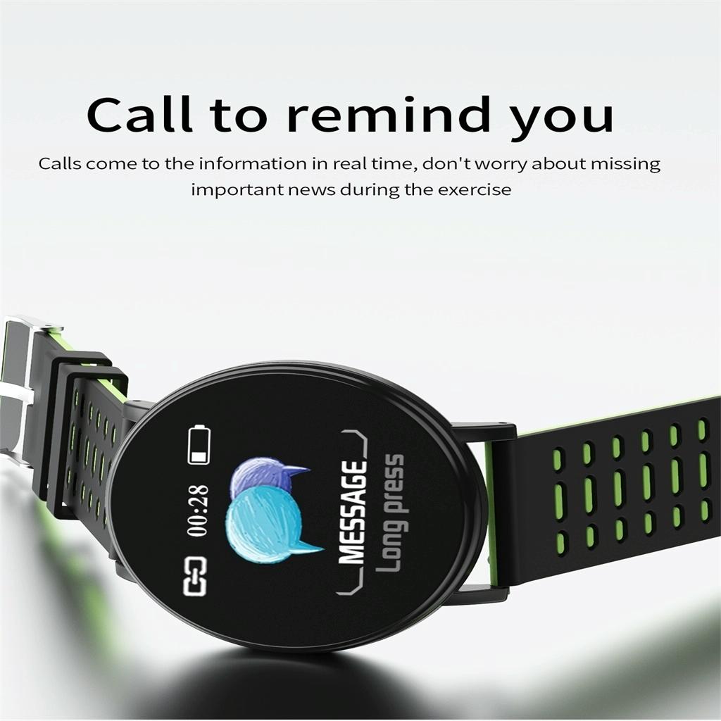 Smart Watch With Call Reminder And Health Monitoring - Gray