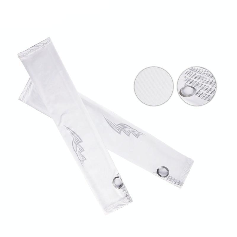 Breathable Golf Sunscreen Sleeve - Fluorescent Green - Grey