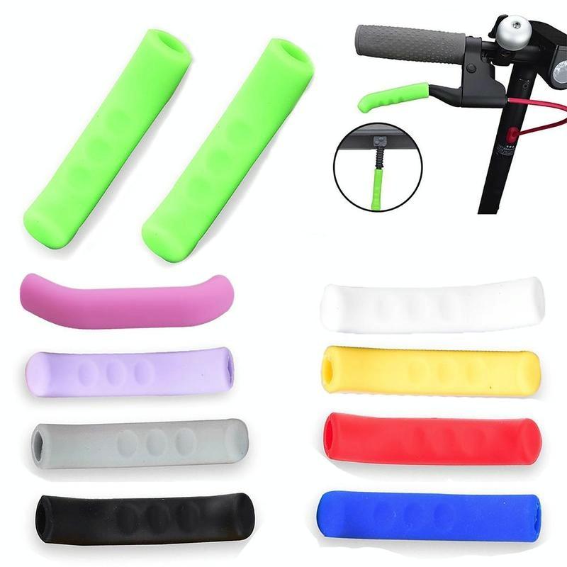 Non-slip Silicone Handbrake Covers for Xiaomi Mijia M365 Electric Scooter 2 Pcs - Pink